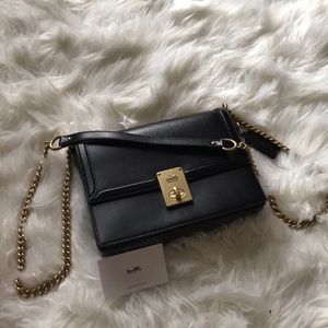 MOVING SALE Leather crossbody bag Hutton by COACH